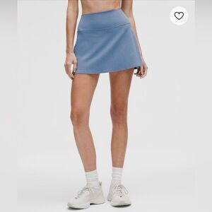 Chic Blue Workout Skirt